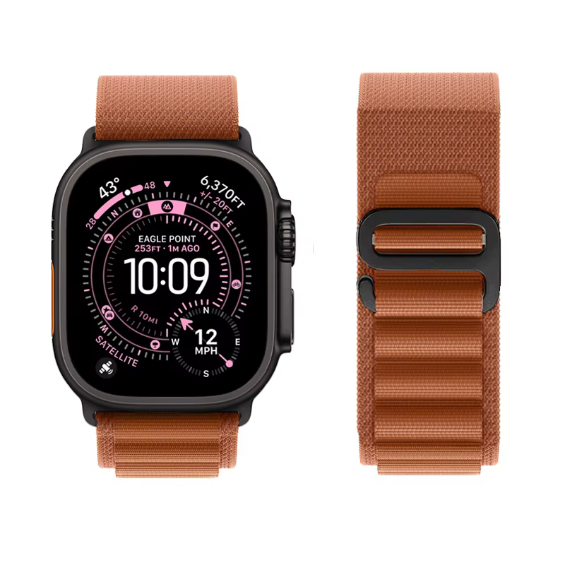 Boucle alpine pour bracelet de montre Apple ultra 3 49mm série 10 9 8 SE3 46mm 42mm 40-44mm 45mm 41mm