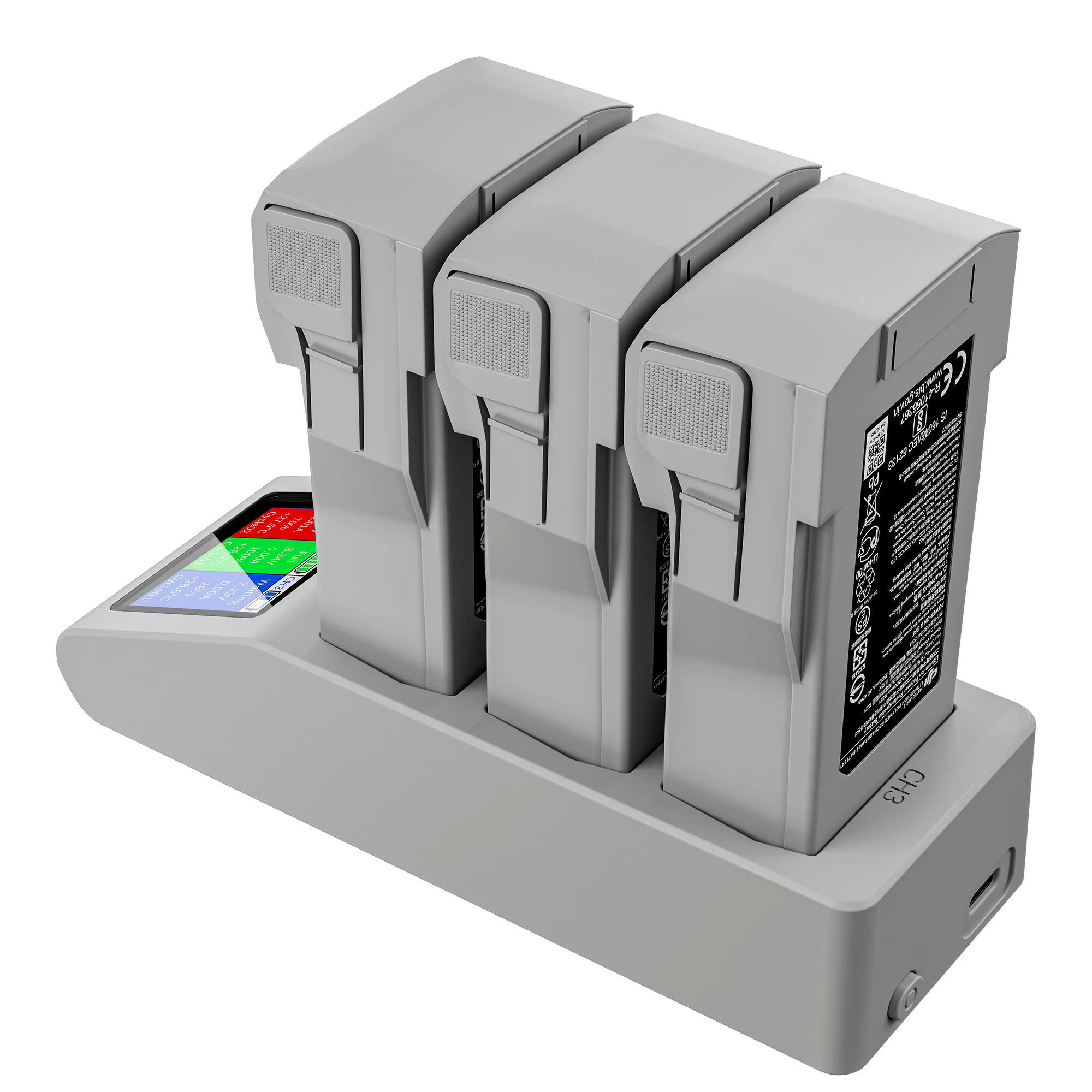 Hub de charge avec affichage numérique pour DJI Mini 3 Pro/Mini 3, chargeur rapide de batterie, Hub de chargement USB, accessoire de Drone