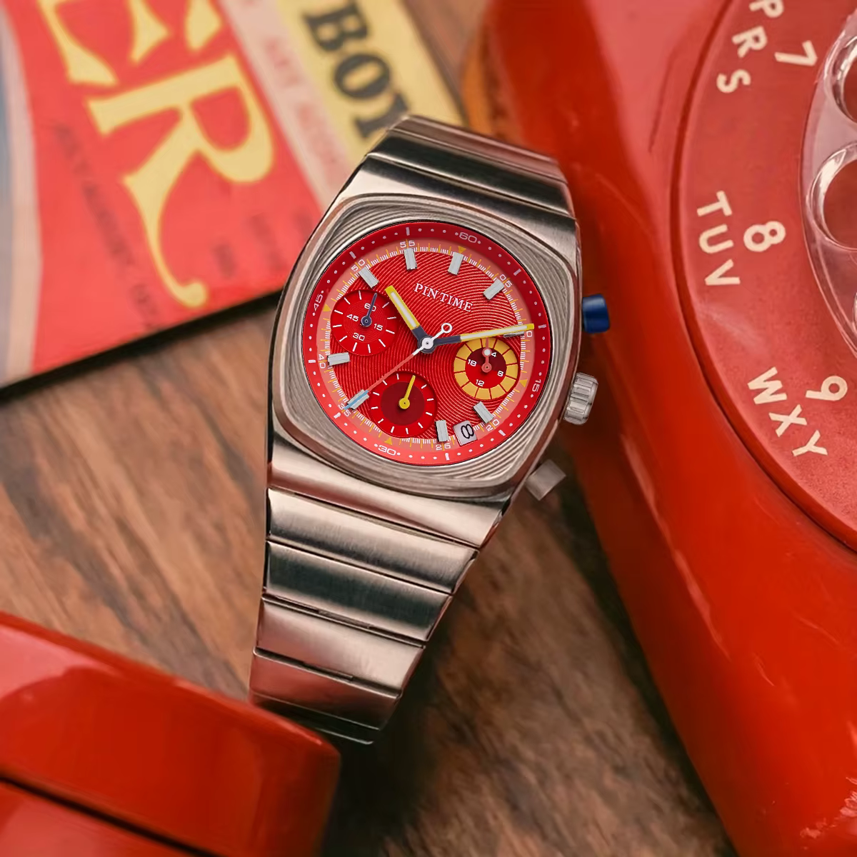 Montre carrée pour hommes