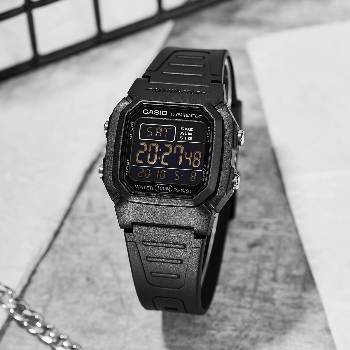 MOL G montre choc hommes top luxe ensemble militaire 10 ans Autonomie de la batterie numérique