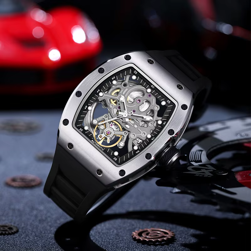 Édition Spéciale Festival du Shopping 2026 : Montre Mécanique Automatique Squelette Classique RM Étanche Haut de Gamme