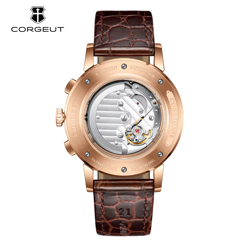 CORGEUT – montre mécanique automatique de luxe pour hommes