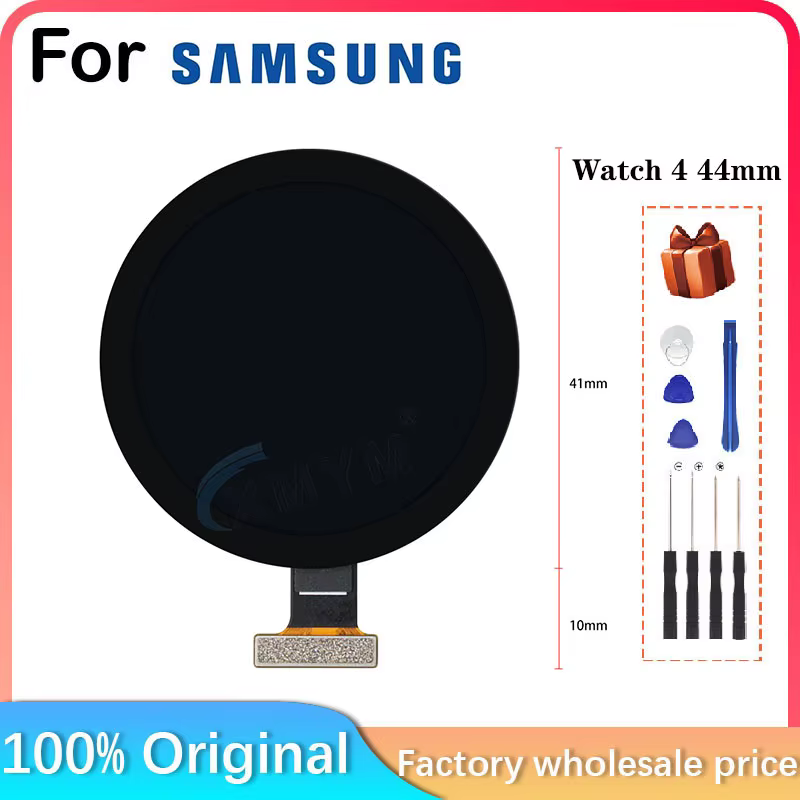 Nouveau pour Samsung Galaxy Watch 4 44mm R-870 R-875 SM-R870 SM-R875 GPS Bluetooth WiFi + LTE LCD écran pièces remplacer réparation
