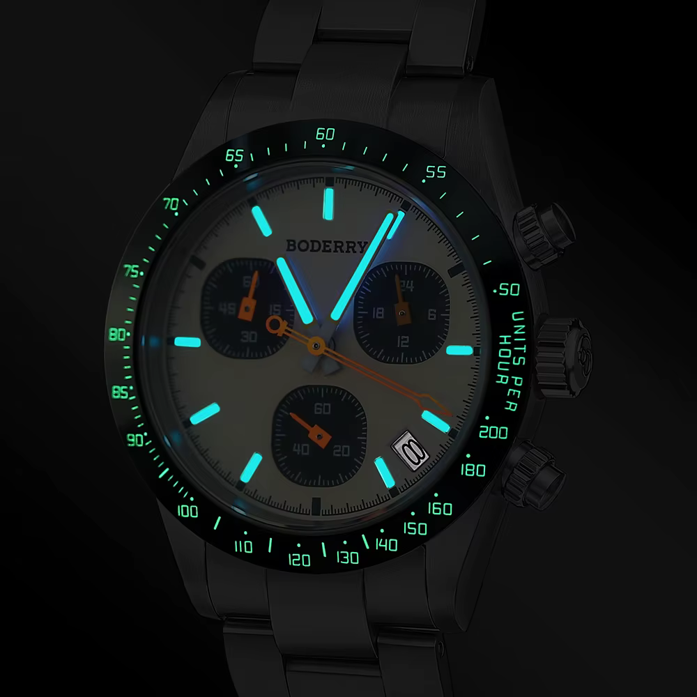 Montre chronographe Boderry GOLDACE en titane