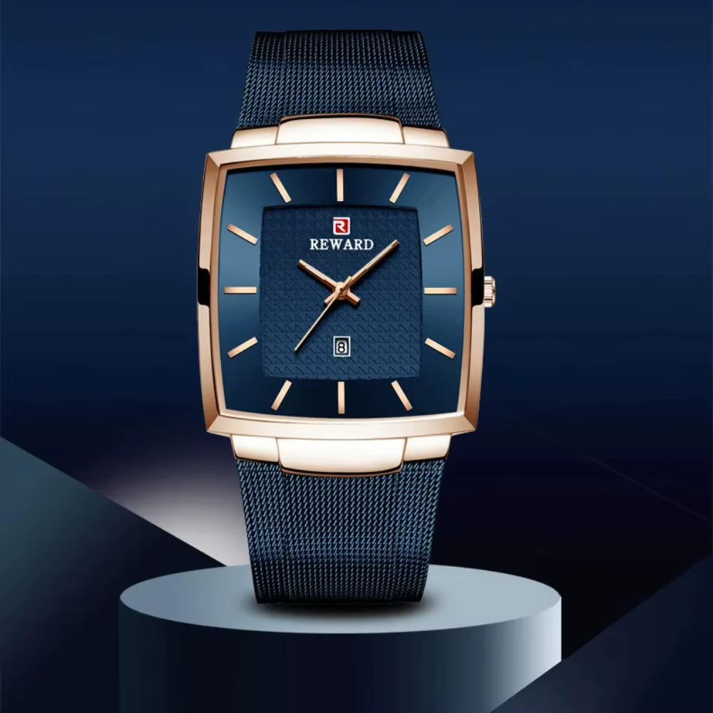 Récompense 62009 mode bleu montre pour hommes nouveau haut de gamme marque