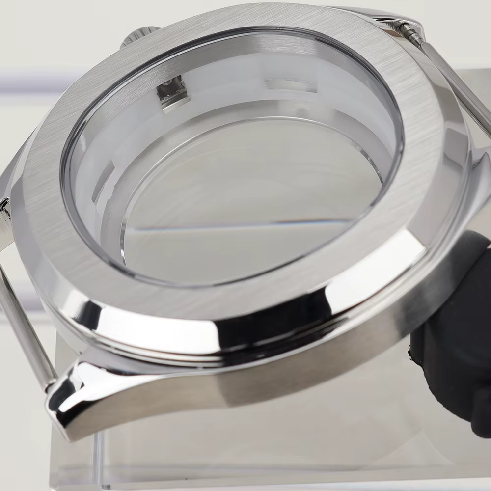 Boîtier de montre en argent/or rose