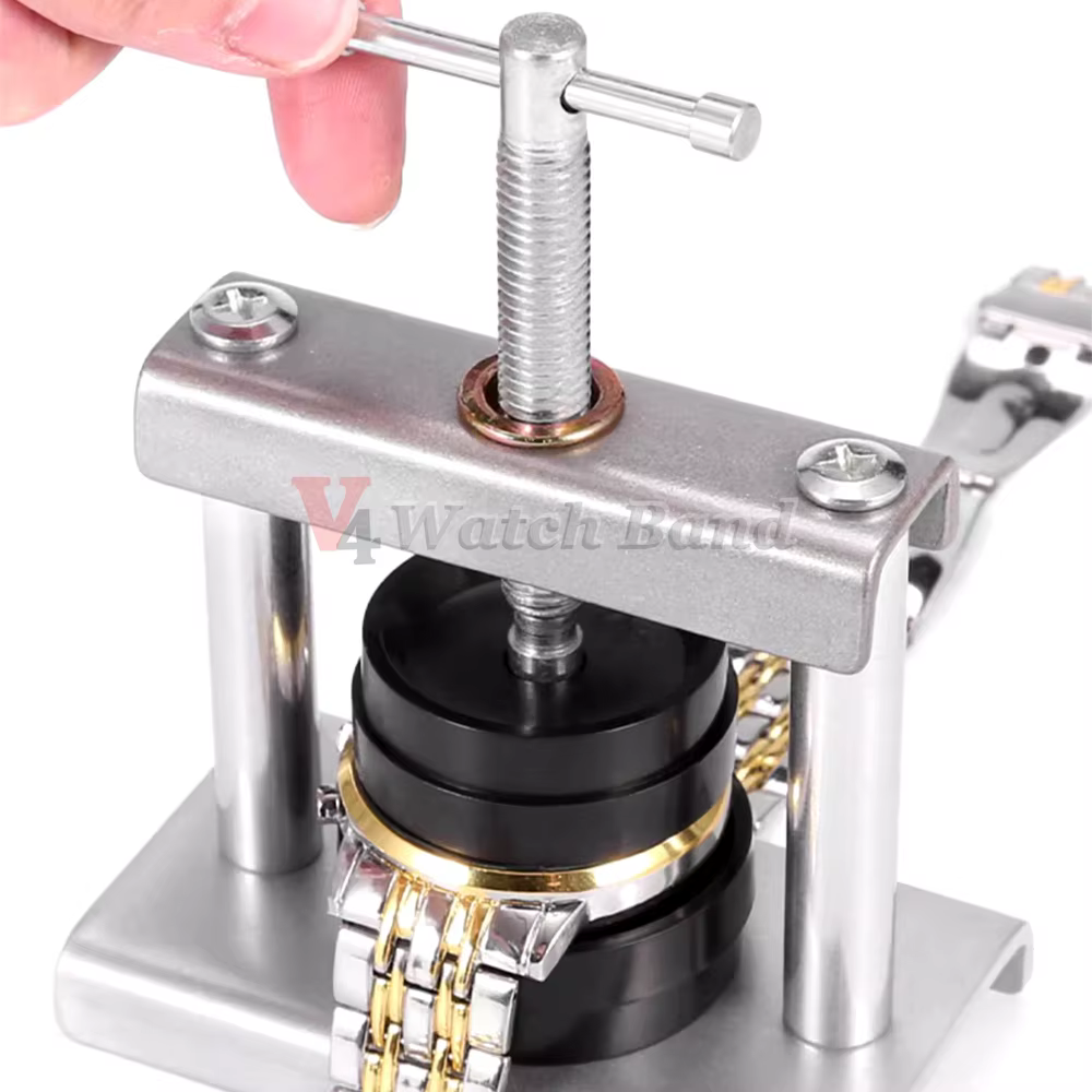Fermeture de presseur de boîtier arrière de montre professionnelle pour changer de batterie