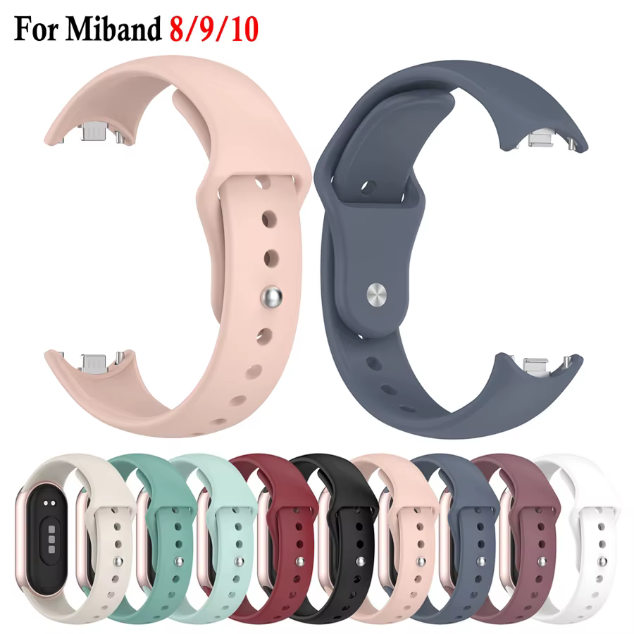 Bracelet en Silicone pour Xiaomi Mi Band 10/9/8