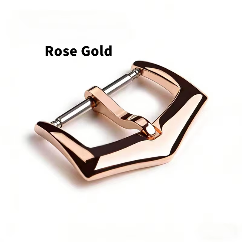 Accessoire de bracelet de montre 16mm/18mm/20mm - Boucle à ardillon en acier inoxydable poli fin pour PATEK PHILIPPE