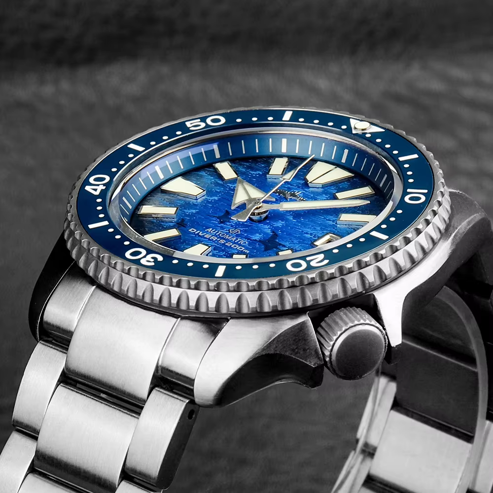 Heimdallr SKX007 montre de plongée titane NH35 automatique saphir cristal 20Bar étanche C3 Super lumineux luxe homme