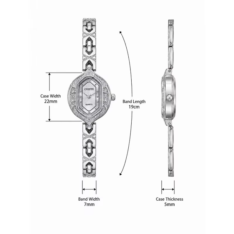 Montres-bracelets à la mode pour femme, marque de luxe, montres analogiques pour femmes, montres-bracelets élégantes haut de gamme, montre à quartz pour femme, cadeau, Reloj Mujer