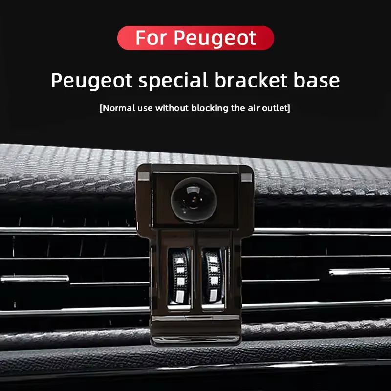 Support de téléphone portable pour voiture, support de navigation GPS fixe, base de fixation dédiée pour Peugeot 408 3008 4008 308 5008 508, accessoires de voiture