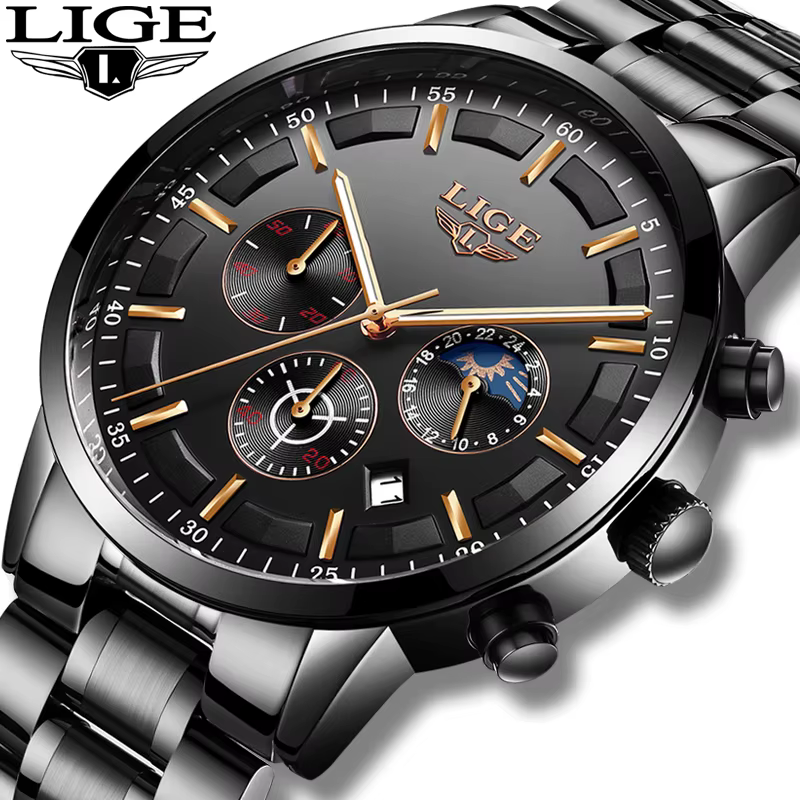 LIGE 2025 mode hommes montres haut de gamme montre d'affaires de luxe