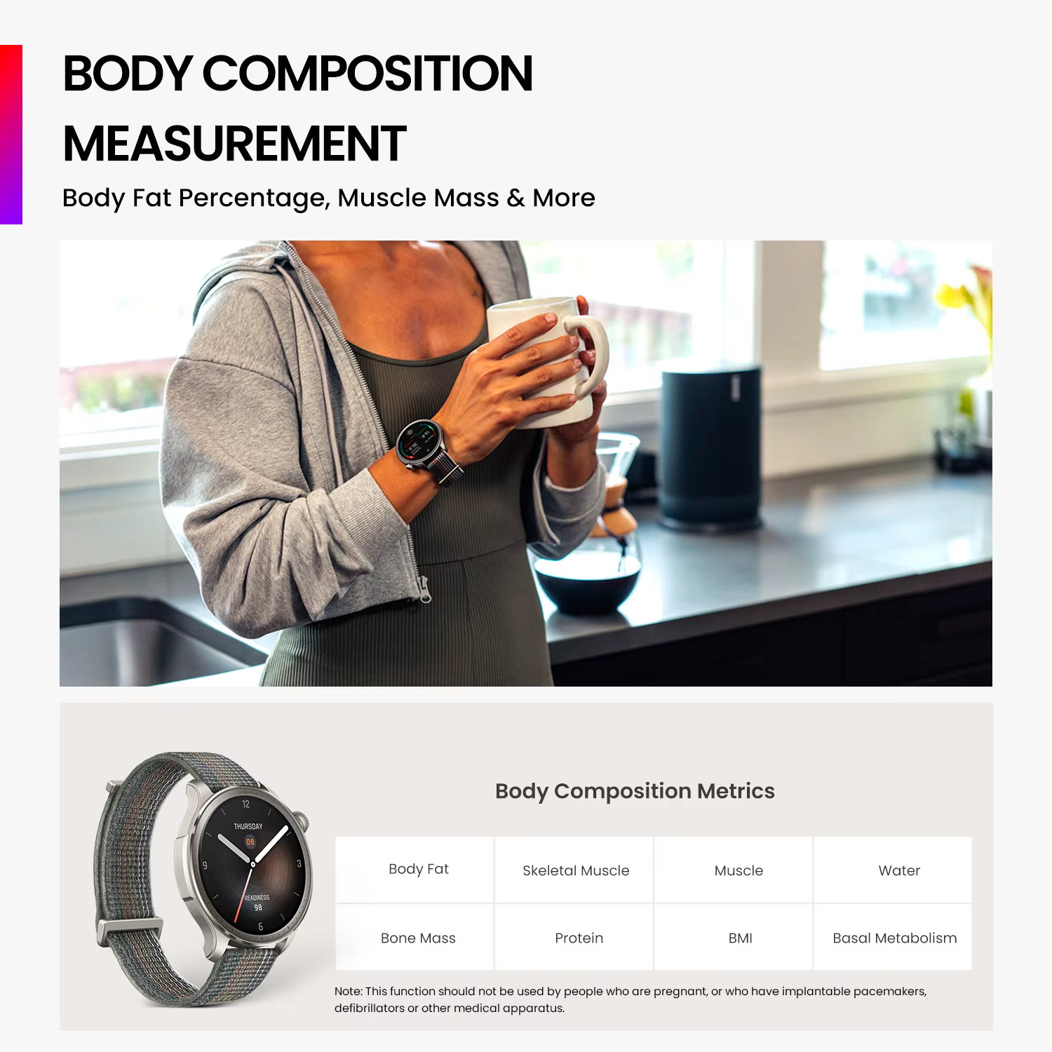 [NFC EURO]Amazfit-Montre connectée Balance 46mm