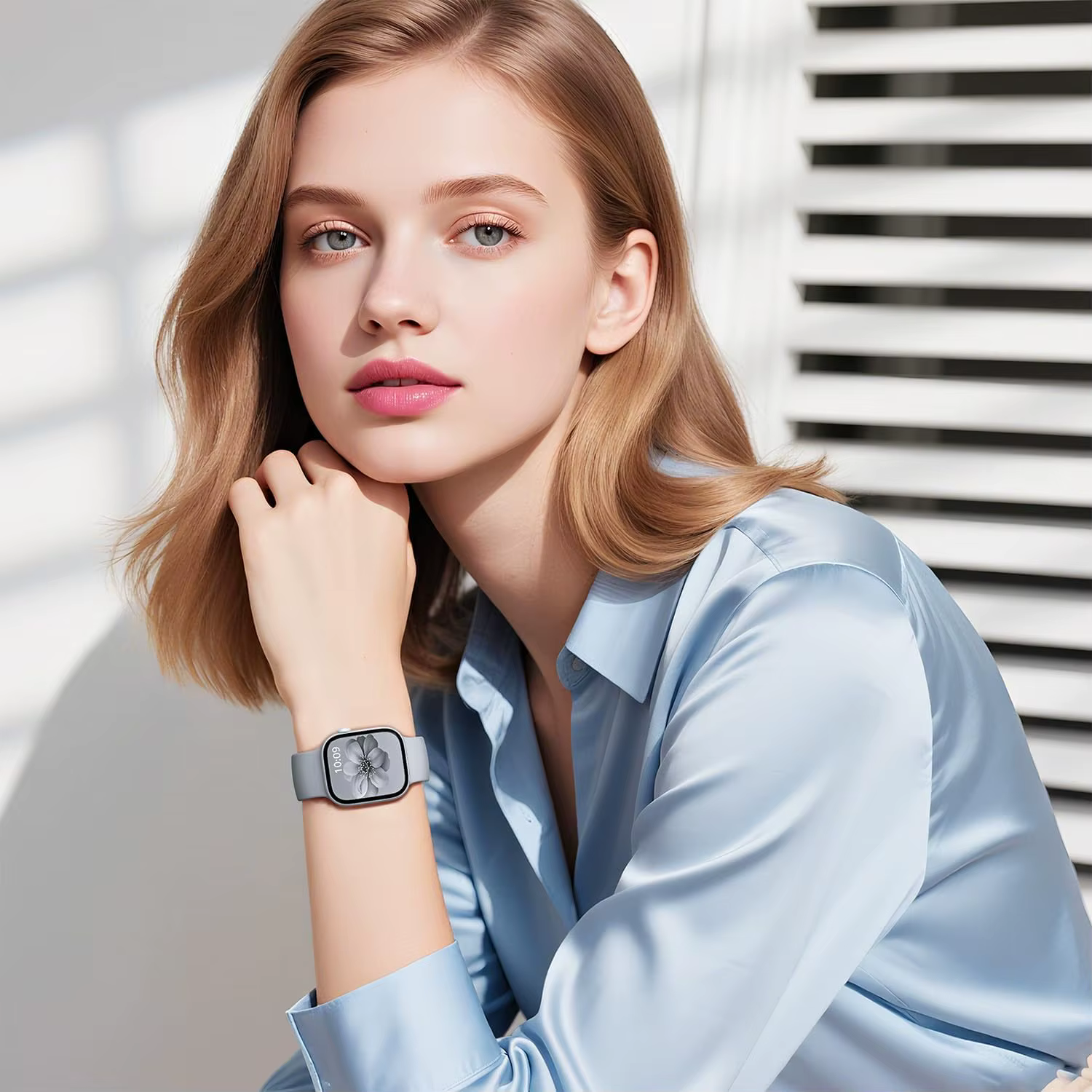 8 packs de bracelets en silicone pour Apple Watch