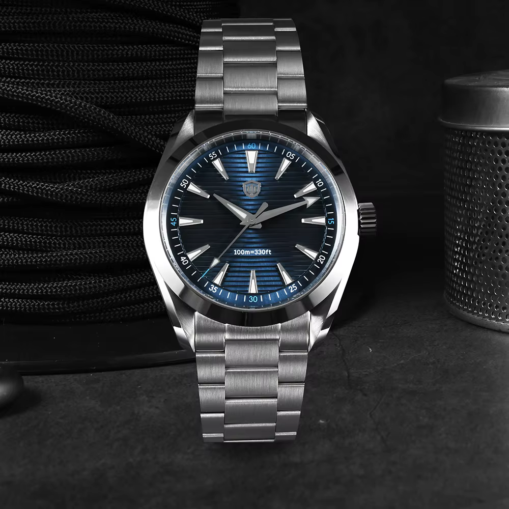 Watchdives WD0006 montre VH31 balayage deuxième mouvement dôme saphir cristal BGW9 lumineux 10Bar étanche 38mm montres Vintage