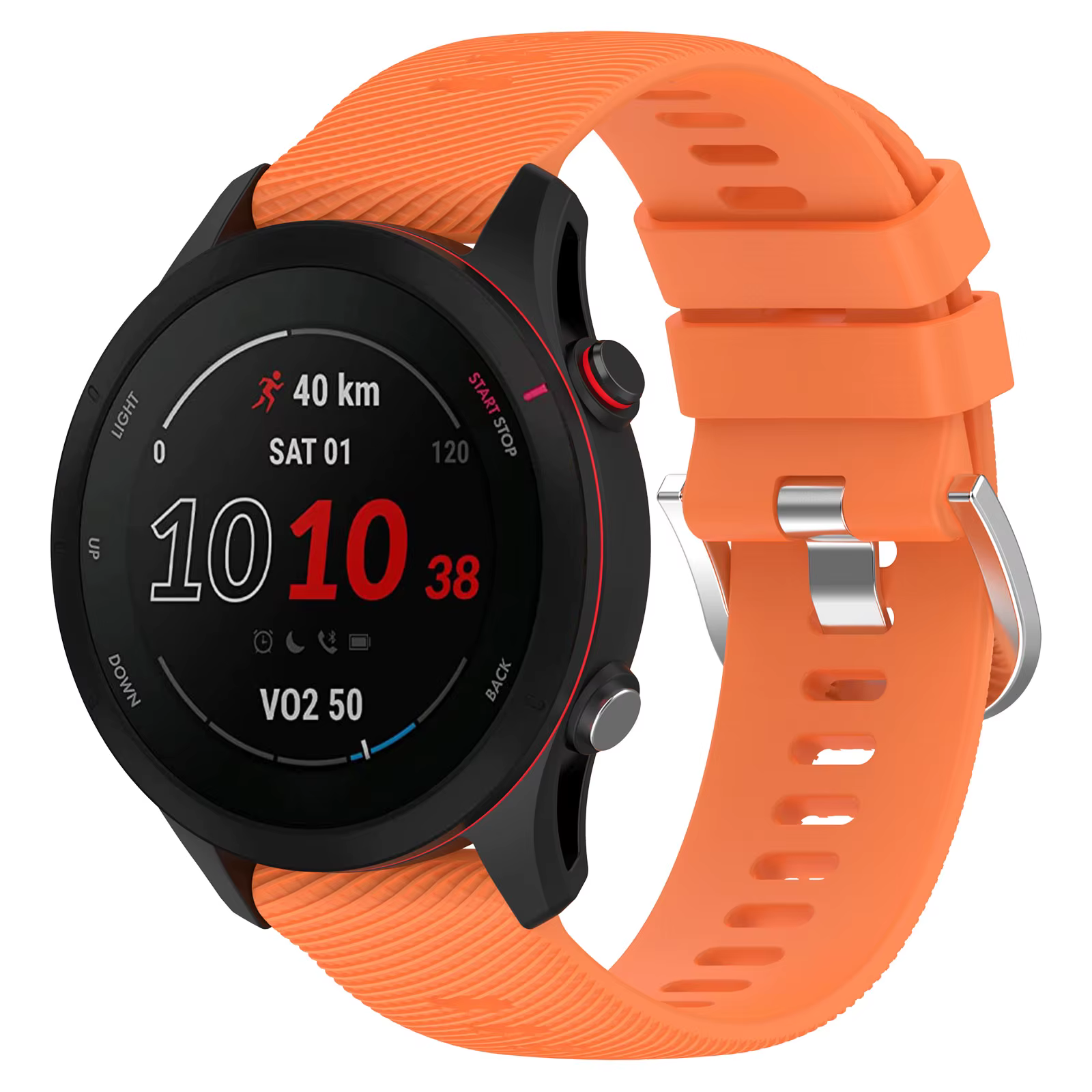 Bracelet de montre en silicone pour Garmin Forerunner 255