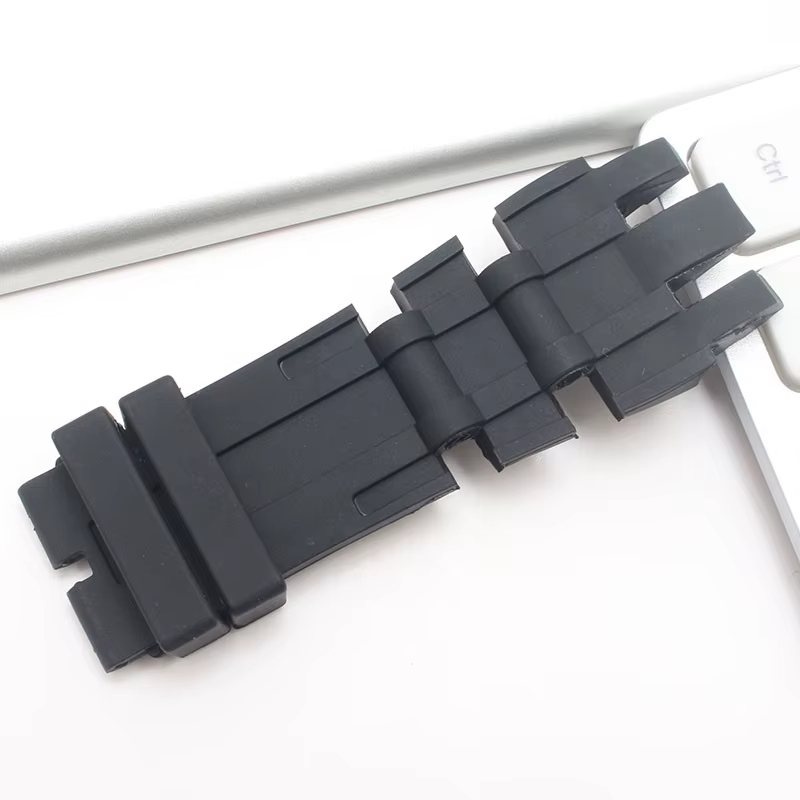 Bracelet de montre en caoutchouc de silicone pour homme