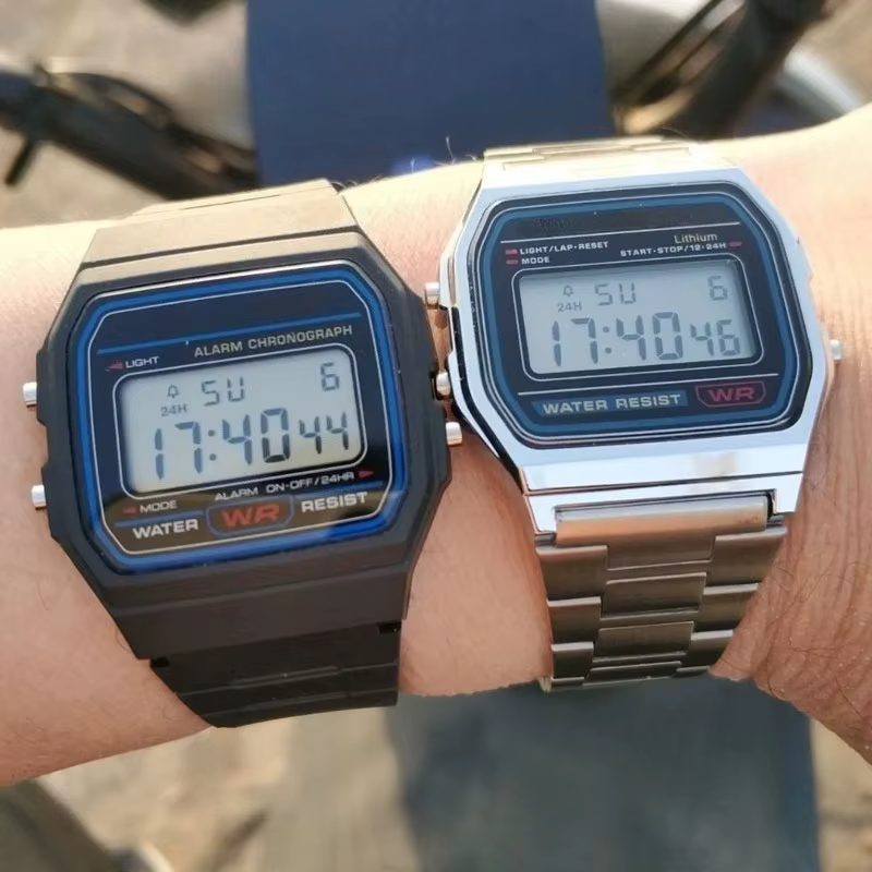 Montres numériques LED de luxe pour hommes