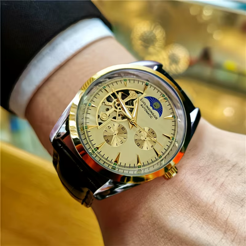 Montre mécanique de luxe haut de gamme pour hommes d'affaires