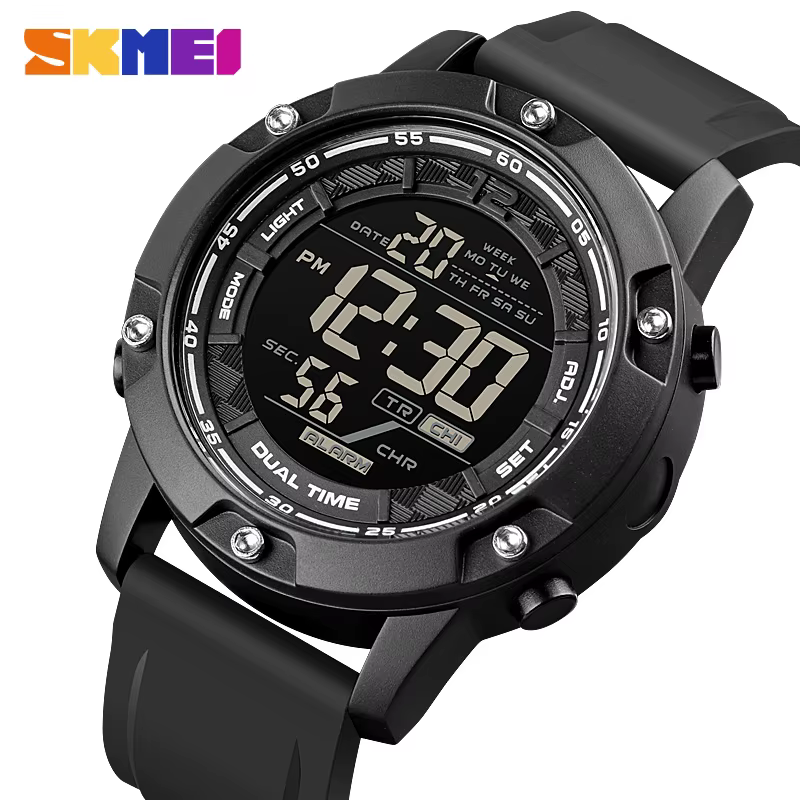 Montre-bracelet étanche pour homme avec compte à rebours