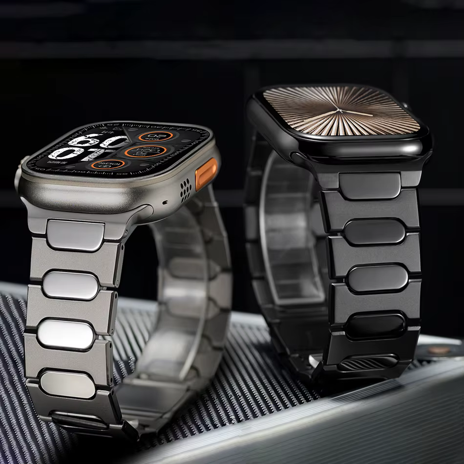 Bracelet de montre en titane pour Apple Watch Ultra 3/2/1 (49 mm)