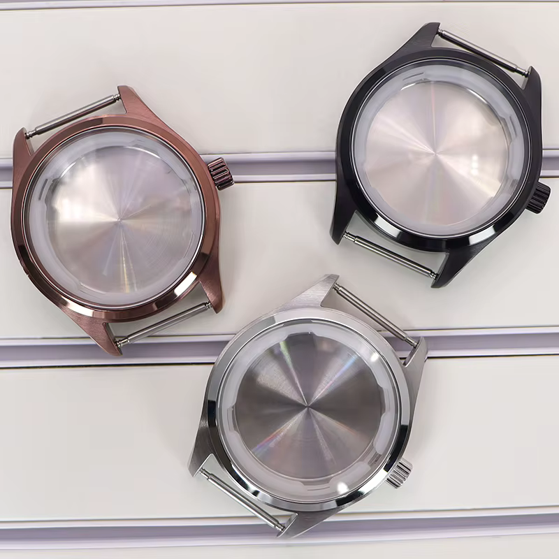 Boîtier de montre noir/argent 40mm