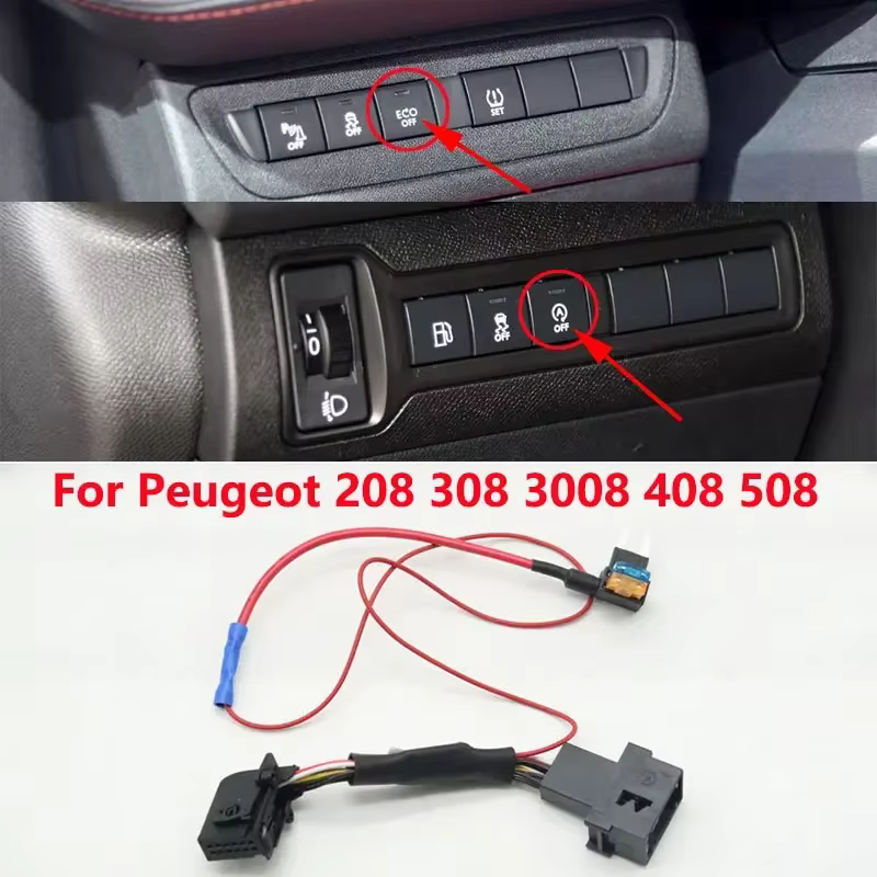 Système d'arrêt et de démarrage automatique du moteur de voiture, dispositif d'annulation plus proche, capteur de commande, câble de prise pour KIT 208, 308, 2008, 3008, 408, 508