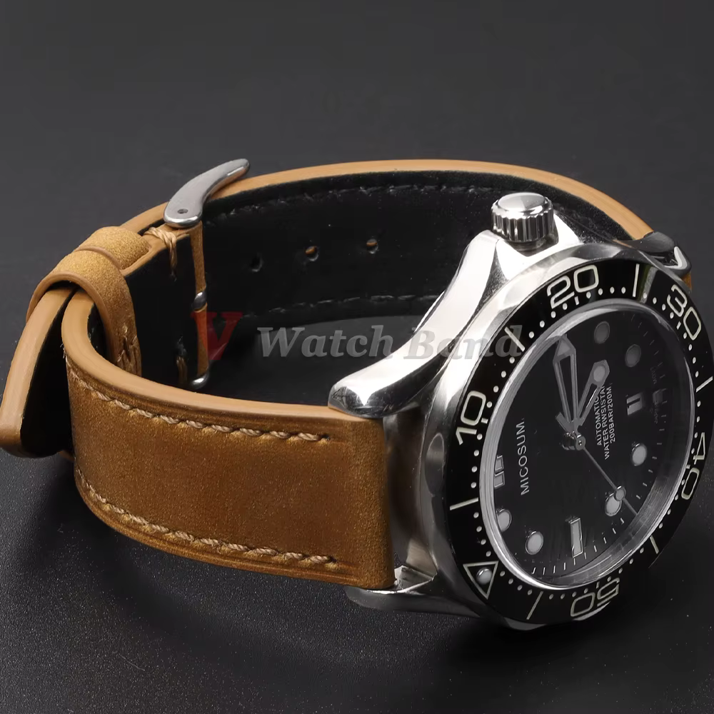 Bracelet de montre en cuir Vintage