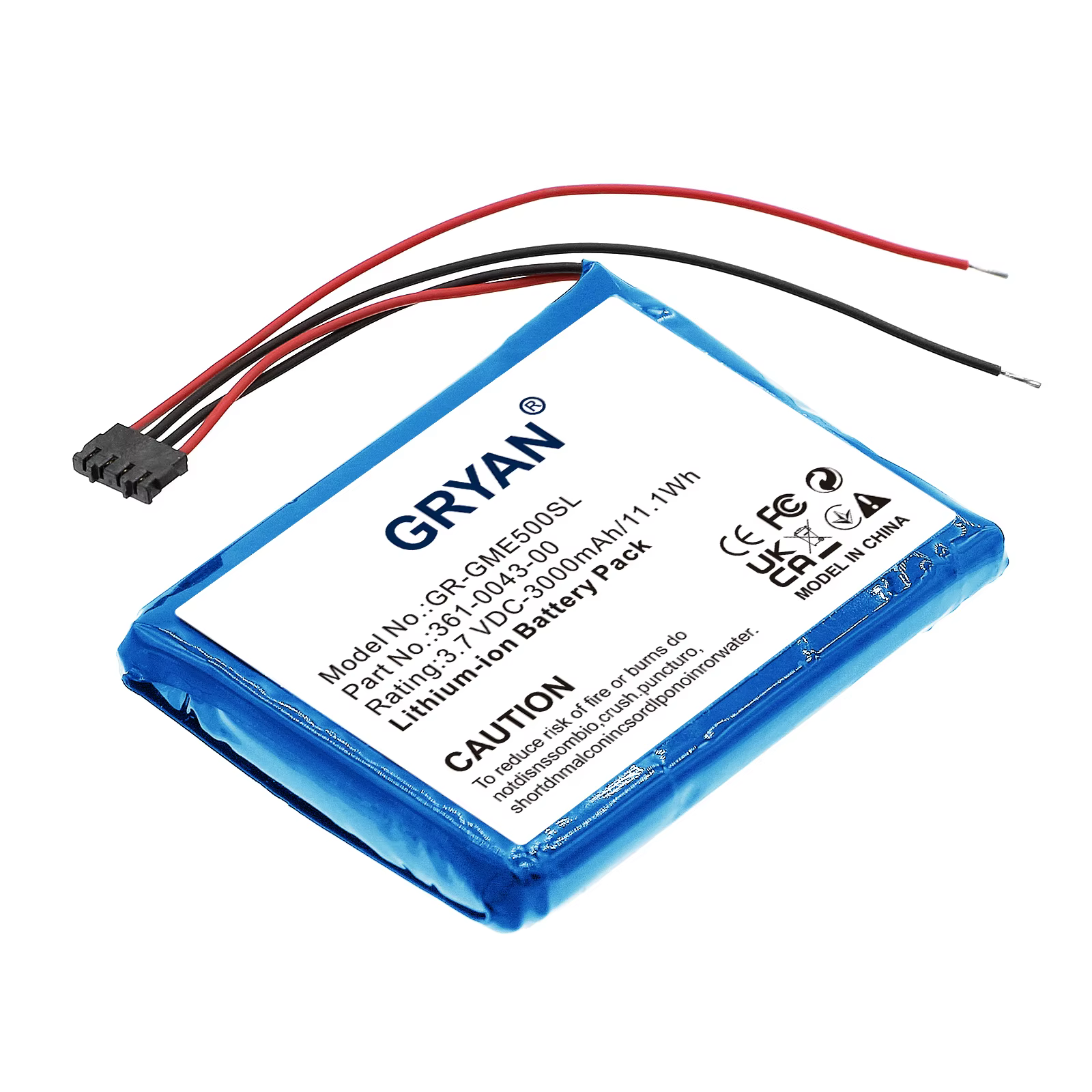 Batterie 3000mAh GPS 010-01626-02 361-00043-01 361-00043-00 pour Garmin Edge 820 520 200 205 500