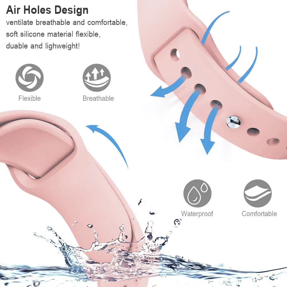 Bracelet de montre intelligent en Silicone