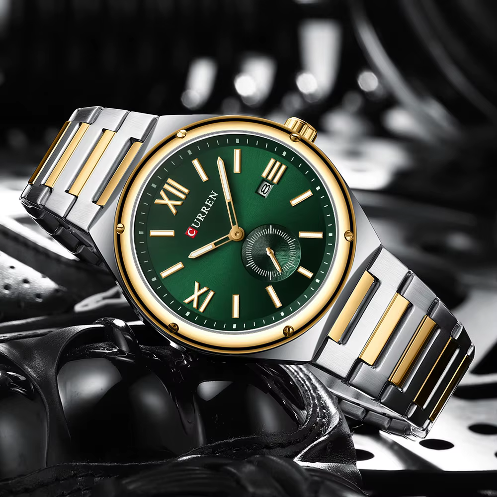CURREN 2024 nouveaux hommes montre affaires montres mouvement Ultra mince horloge haut marque de luxe mode décontracté
