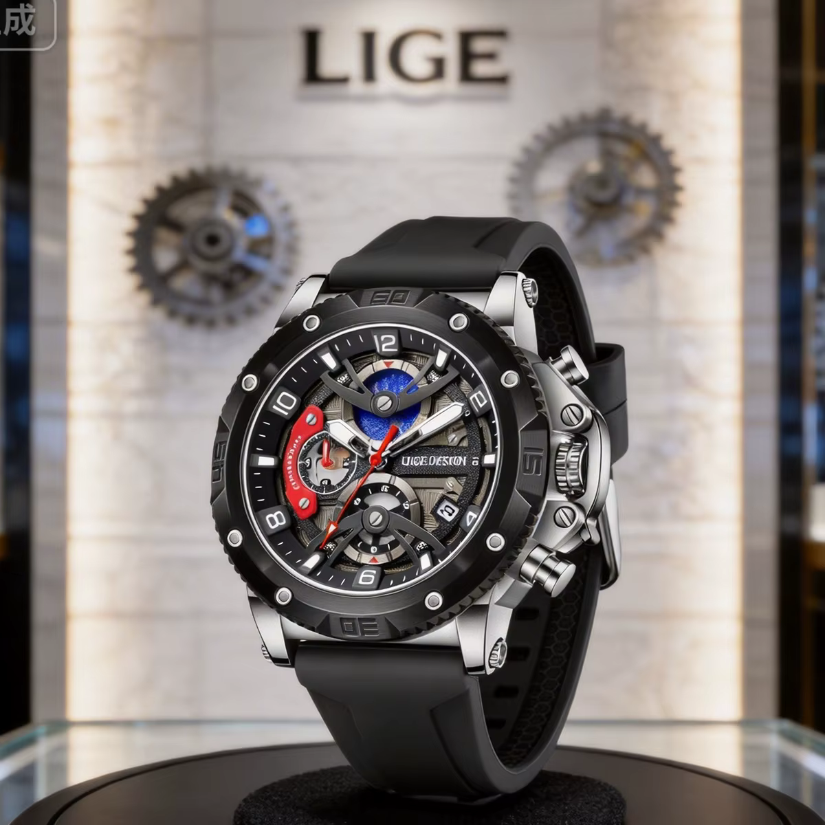 Montre de sport LIGE pour homme