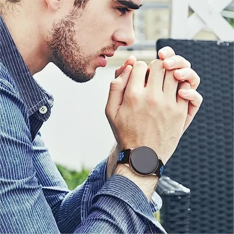 Bracelet de montre en Silicone