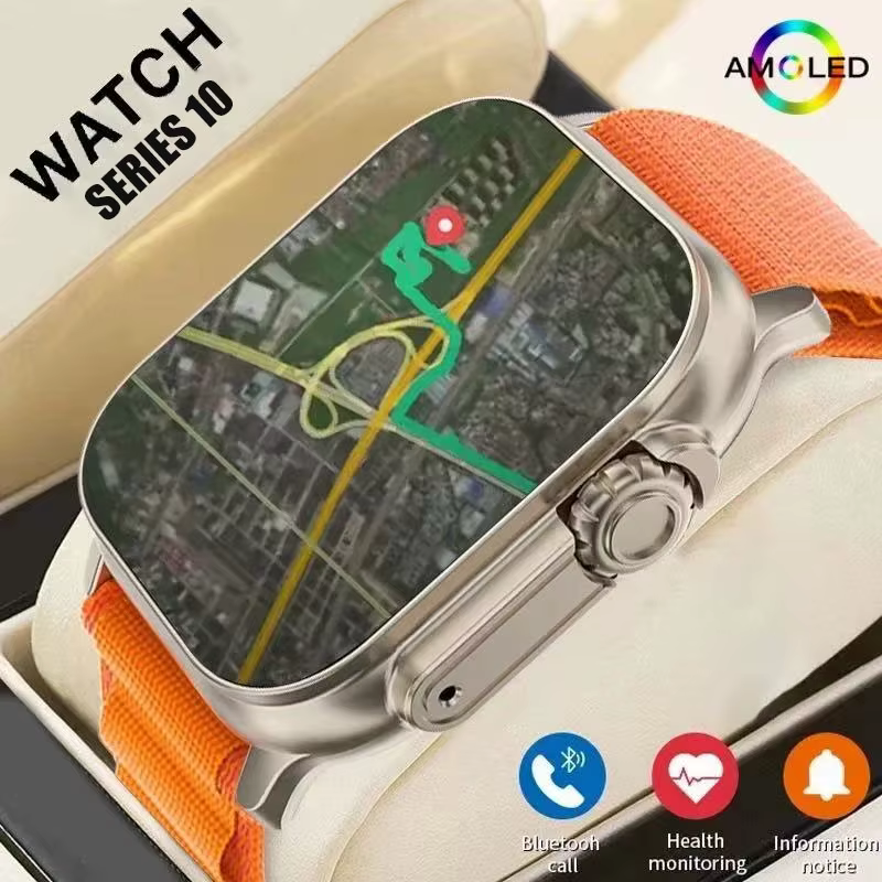 Nouvelle Montre Connectée 2026 Watch 10 Ultra 49mm avec NFC