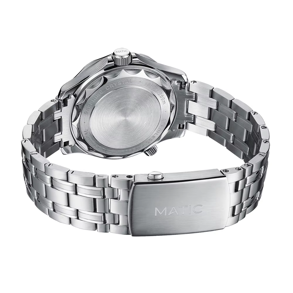 MATIC WATCH DIVER 200M 41mm PT5000 Montres-bracelets mécaniques [cadran bleu avec insert de lunette lumineuse]