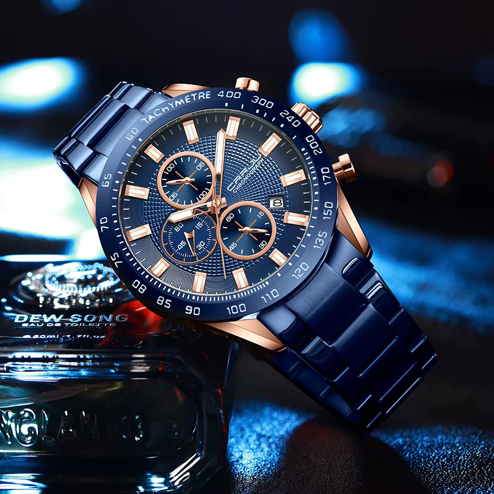 CRRJU – montre-bracelet de sport pour hommes