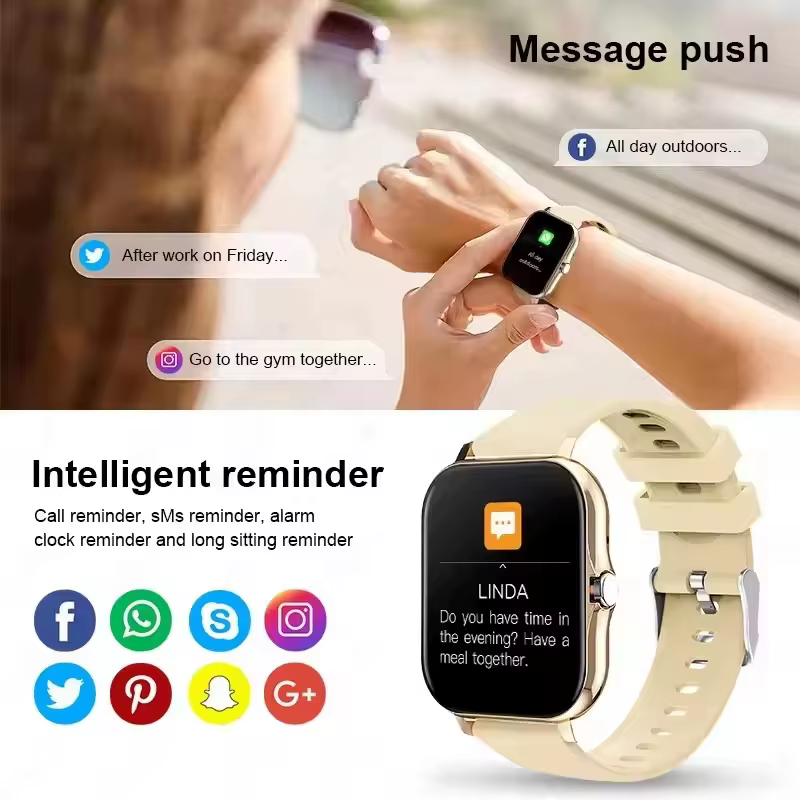 Montre connectée nouvelle génération pour hommes et femmes