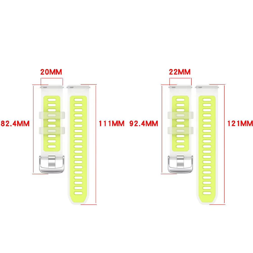 Bracelet en silicone pour Garmin Forerunner 570 265 255 42mm 47mm Vivoactive 6 5 4 Venu 4