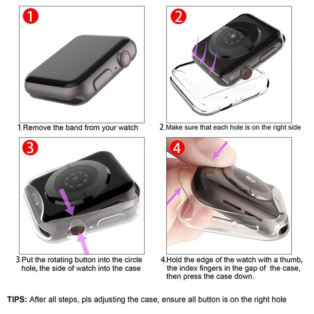 Protecteur d'écran pour Apple Watch Ultra 3 2 49 41 44 40 45 46 42mm