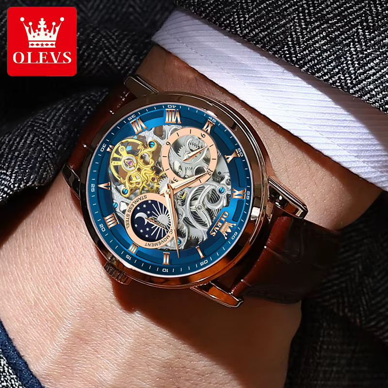 Montre automatique pour homme OLEVS 6670