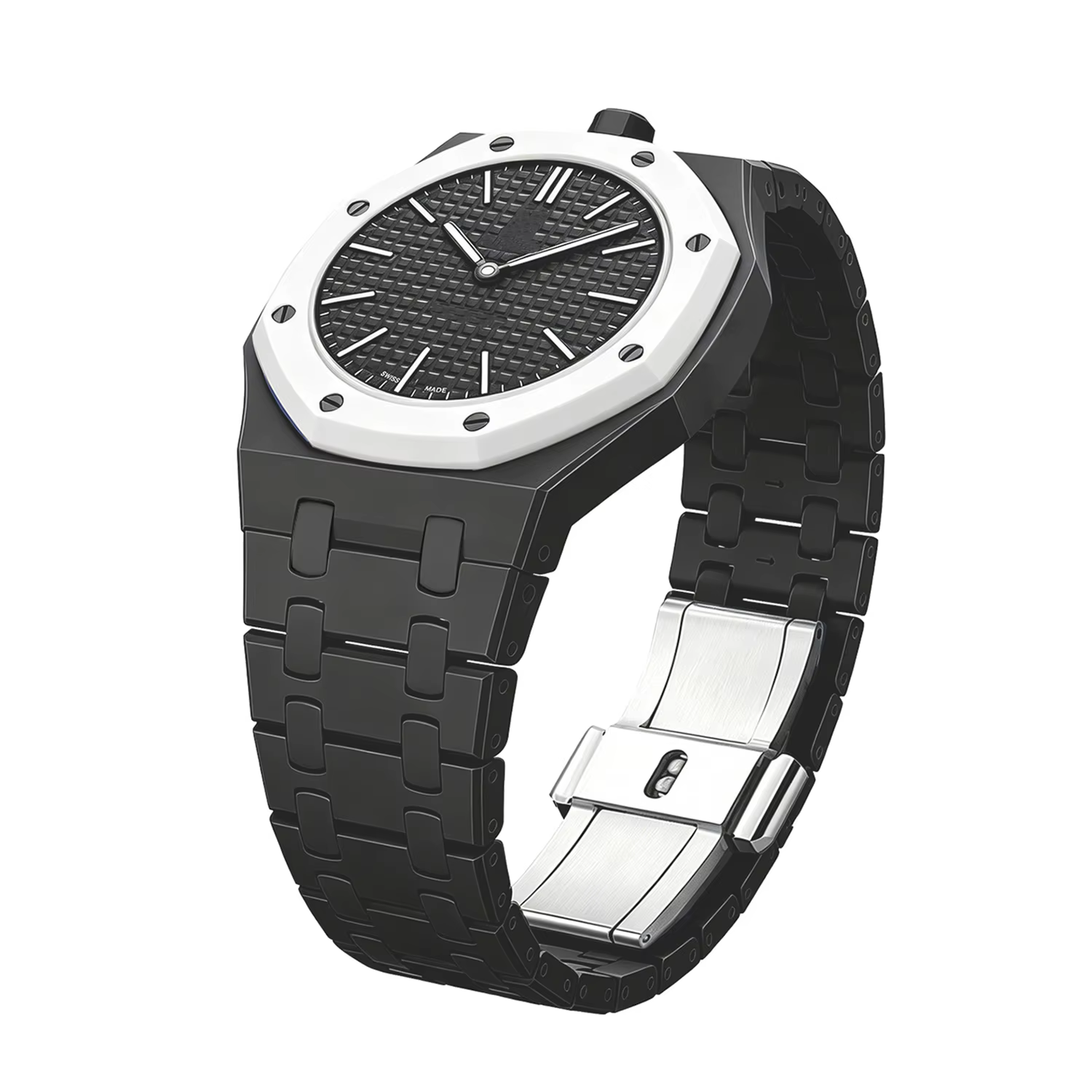 Bracelet en céramique pour Swatch X AP Royal Pop