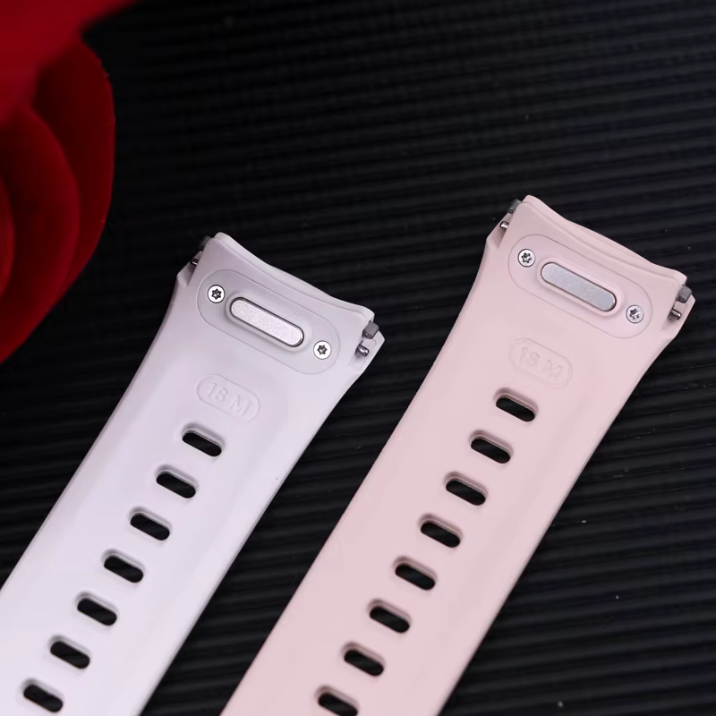 Bracelet de montre en cuir végétalien d'origine Huawei Watch 5 42 mm