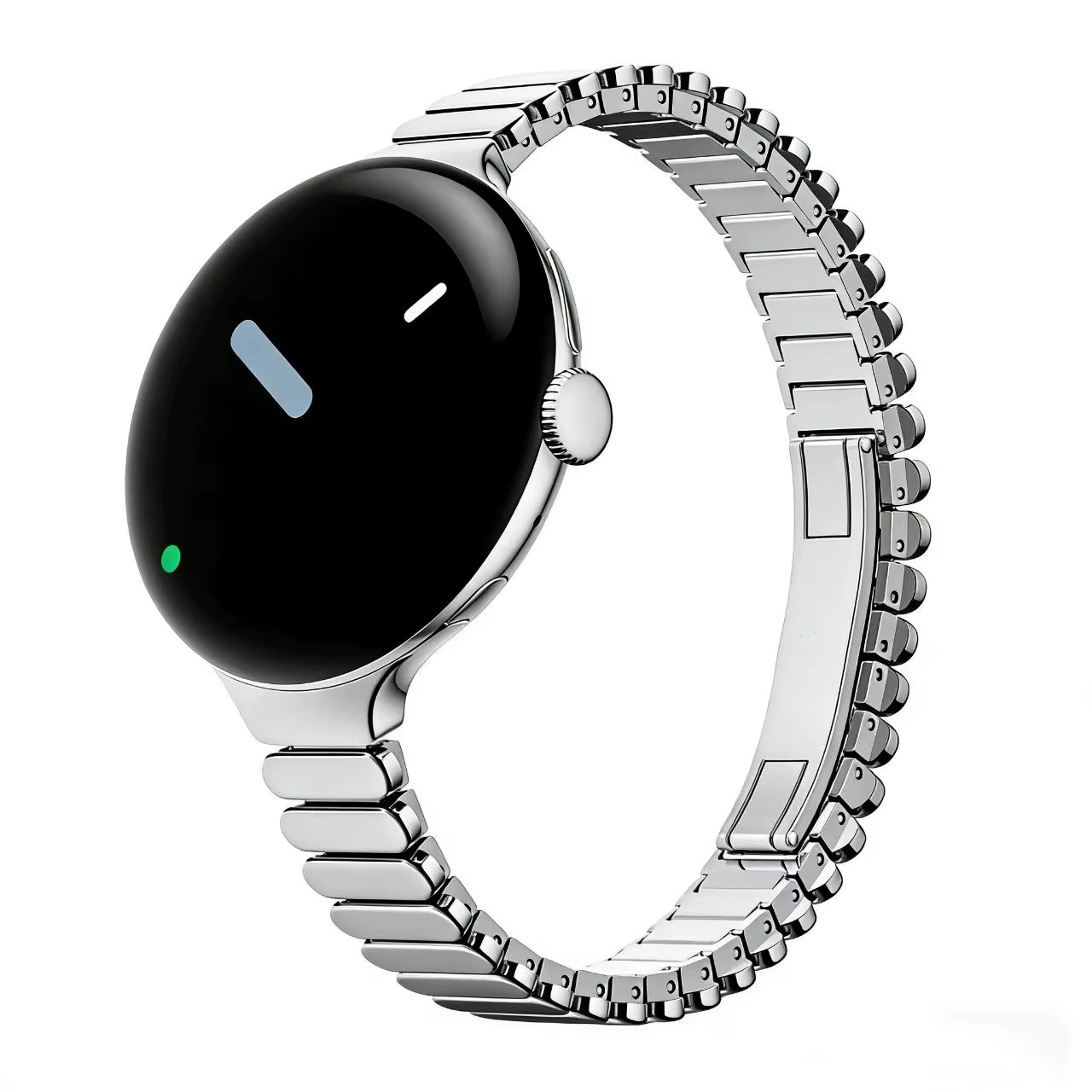 Bracelet de montre à maillons ovales pour Google Pixel Watch 4/3/2/1 41 mm