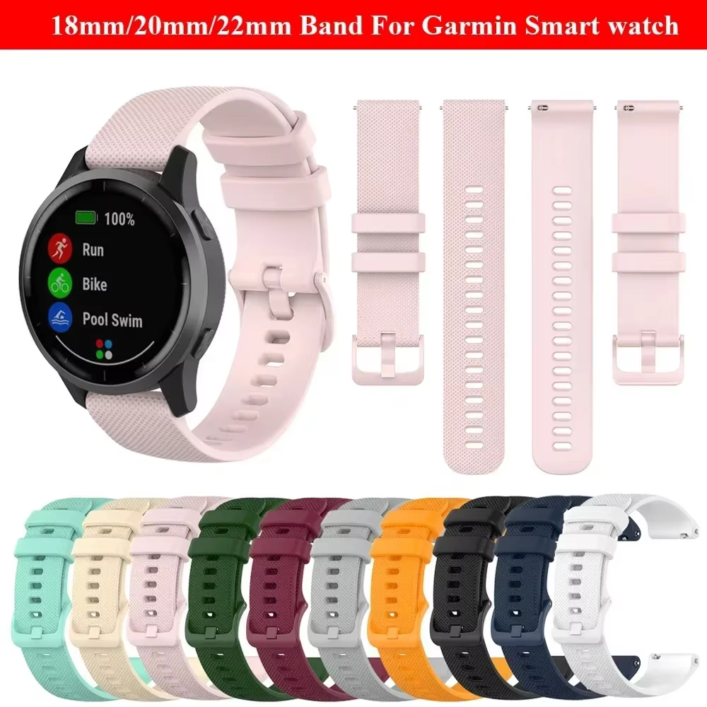 Bracelet de montre en silicone d'origine pour Garmin