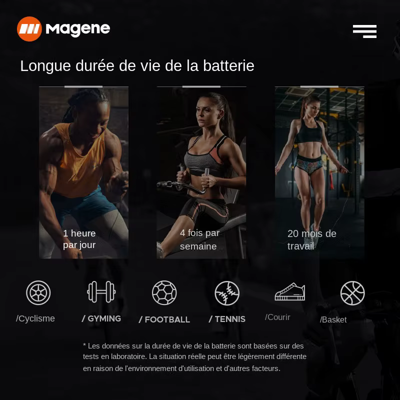 Magene Mover H64 capteur de fréquence cardiaque double Mode ANT Bluetooth avec sangle pectorale ordinateur de cyclisme vélo pour moniteur de sport Wahoo Garmin