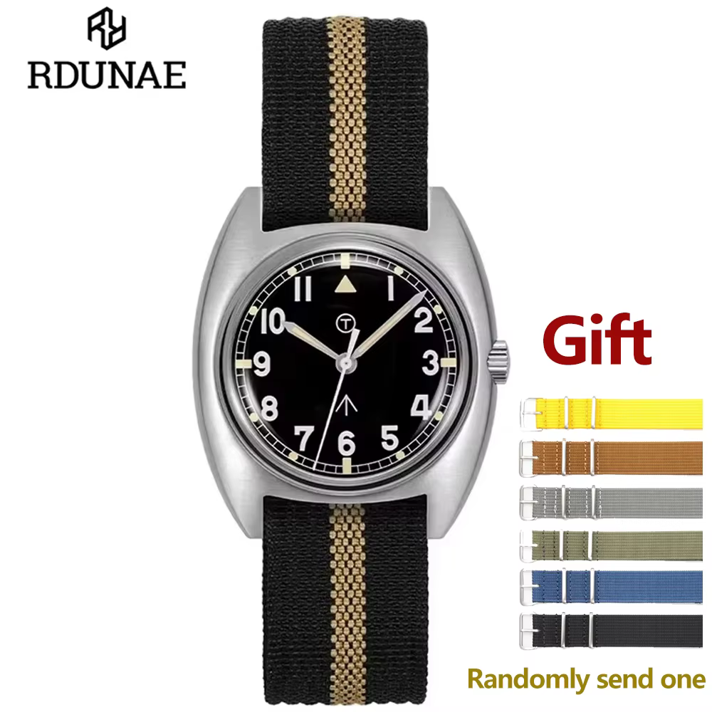 RDUNAE RA01 RA02 RA03 RA05 montre à Quartz K1 cristal minéral acier inoxydable lumineux étanche 5ATM montres pour hommes