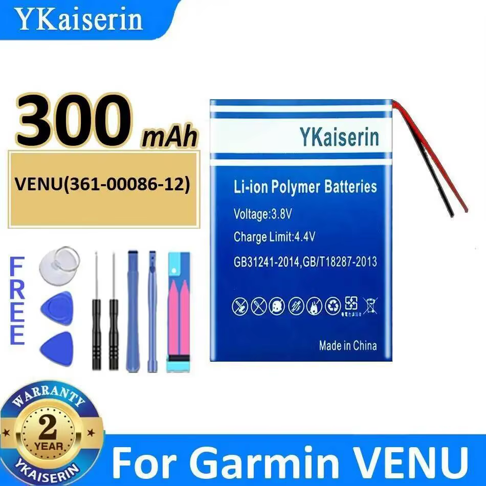 Batterie de montre fiable Power Venu 361-00086-12 300Mah pour Garmin