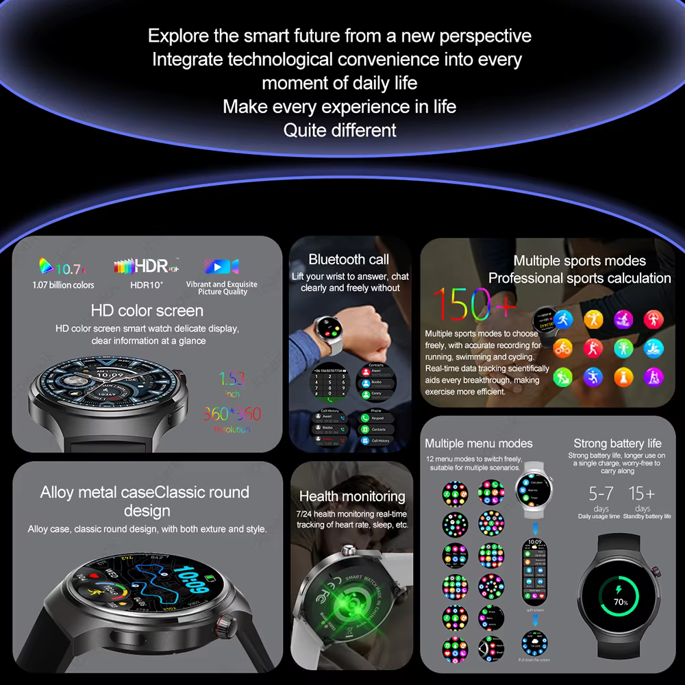 Nouvelle montre connectée 5 Pro 2026 avec GPS