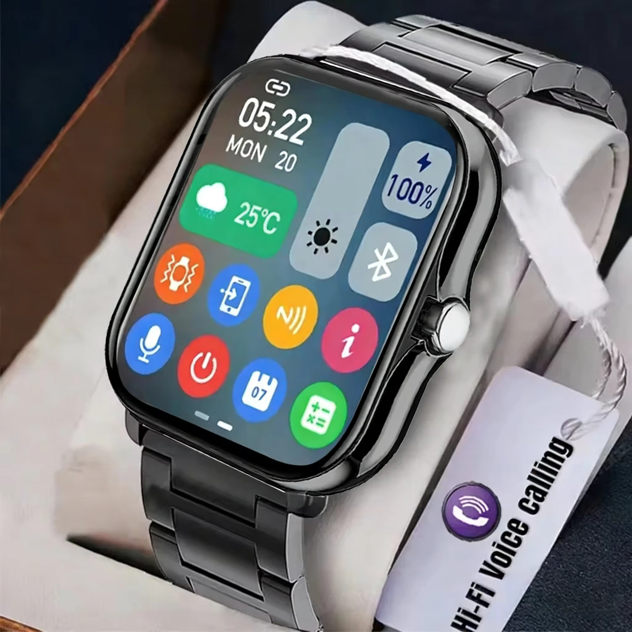 LAXASFIT Nouvelle Montre Connectée Écran HD Répondre aux Appels Passer